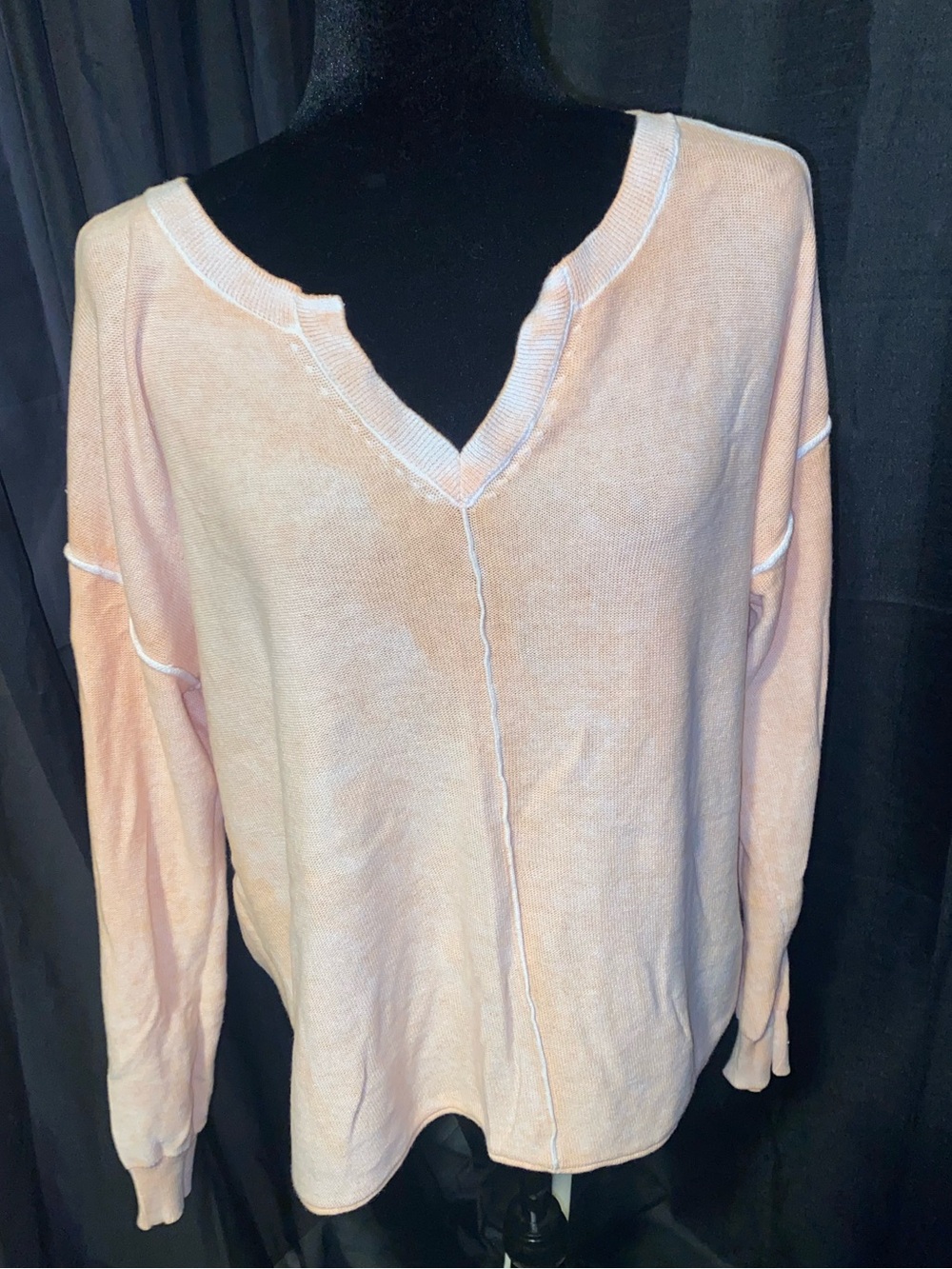Peach sweater
